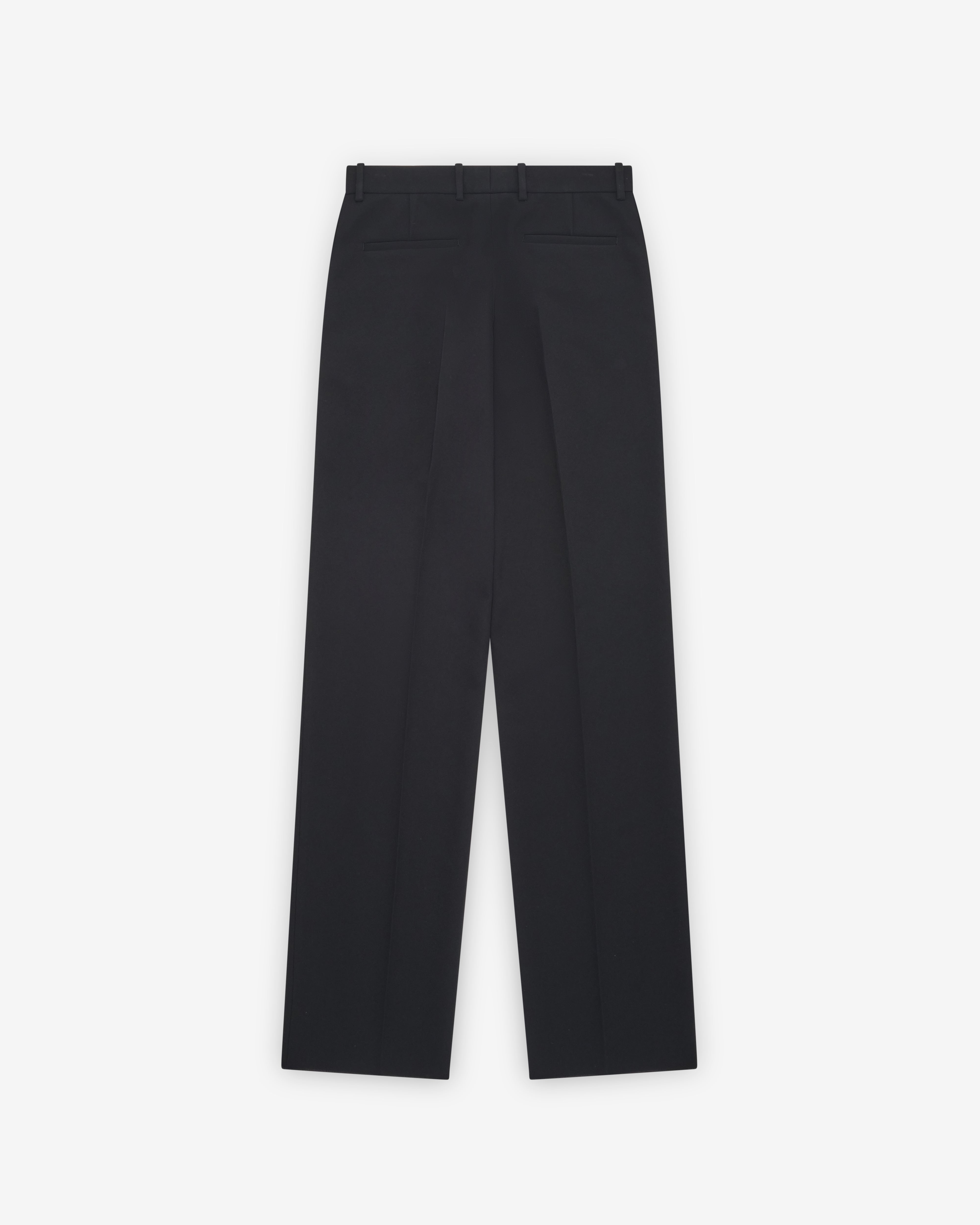 JIL SANDER ブラック スラックス 46 Jil Sander: Men's Straight Leg Trousers (Black) | DSMNY E-SHOP