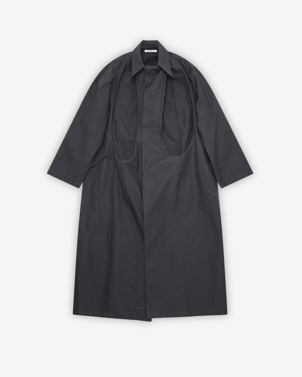Torisheju - Women's Waxed Concaved Coat - (Black)