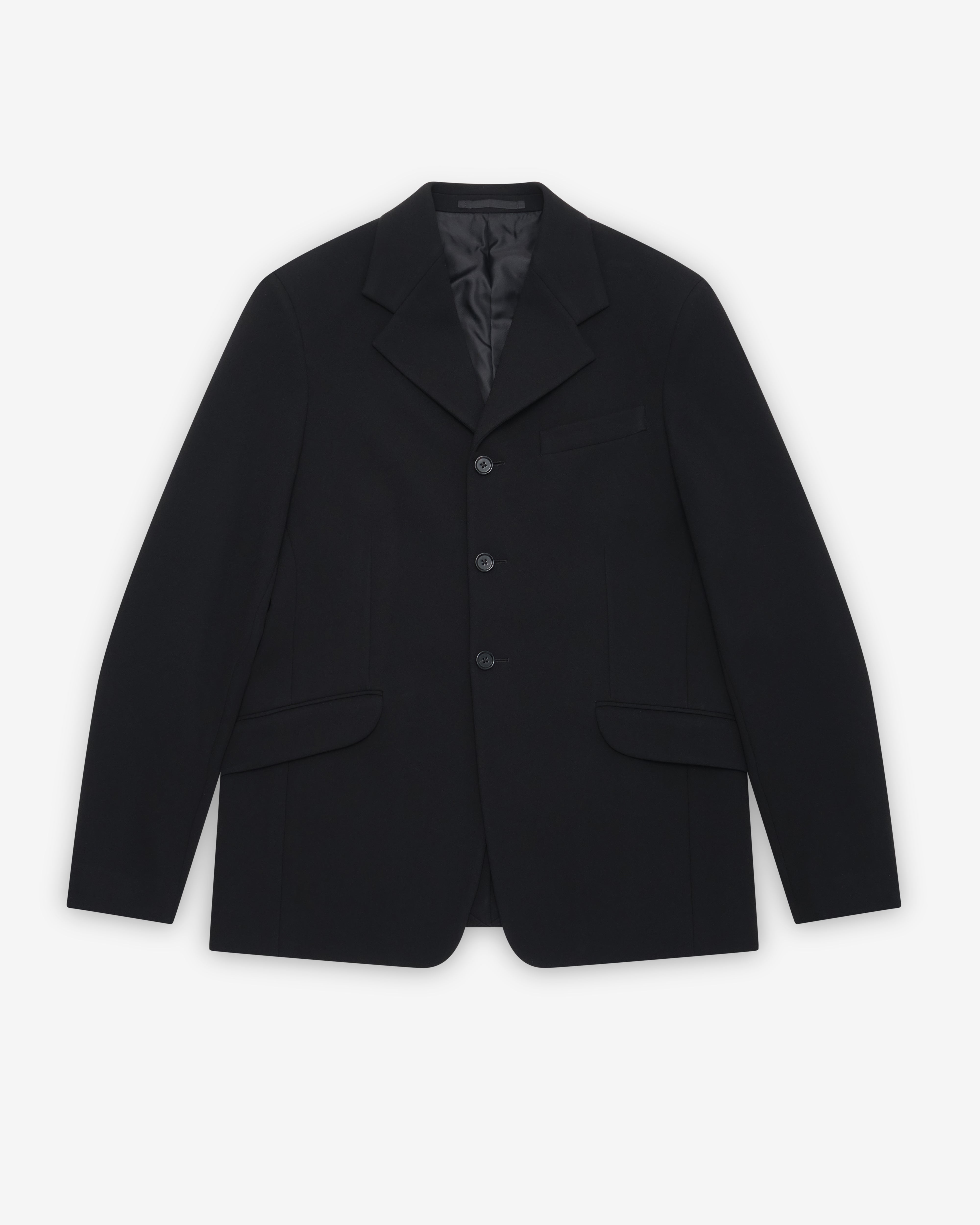 JIL SANDER ブラック ジャケット Jil Sander: Men's Single-Breasted Jacket (Black) | DSMNY E-SHOP