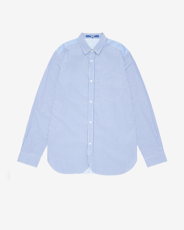 Junya Watanabe Man - Men's Panelled Shirt - (Blue)