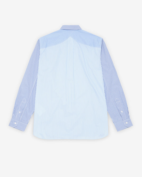 Junya Watanabe Man - Men's Panelled Shirt - (Blue)