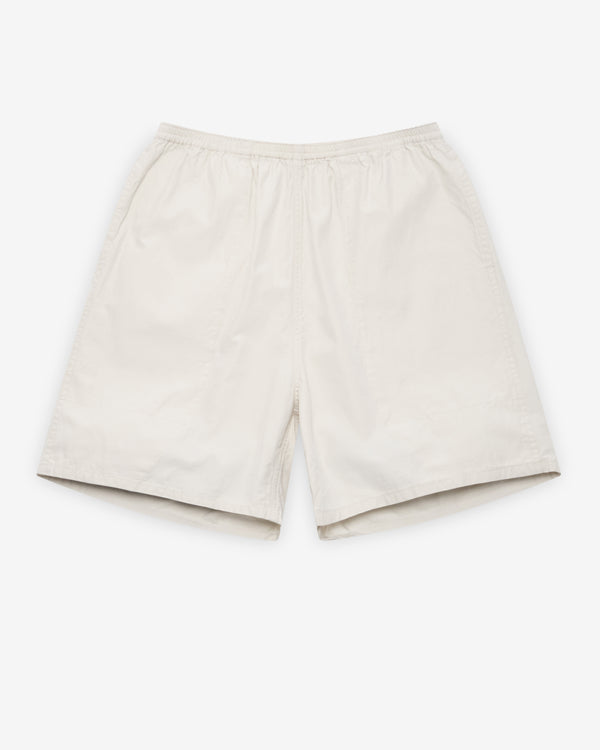 A.Presse - Men's Cotton Silk Back Board Shorts - (Ecru)