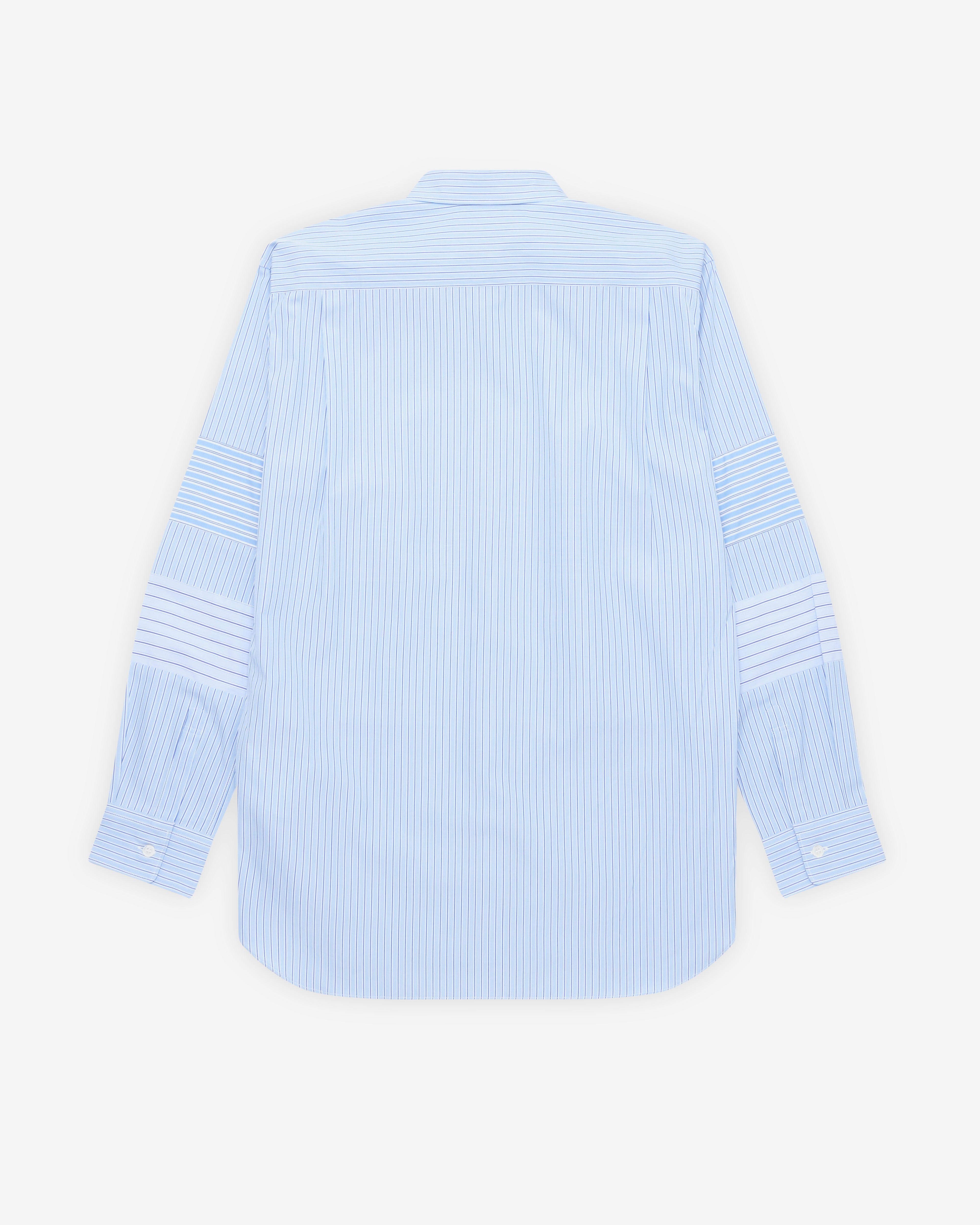 2021SS COMME des GARCONS SHIRT Stripeシャツ CDG: Patchwork Shirt (Stripe) | DSMNY E-SHOP