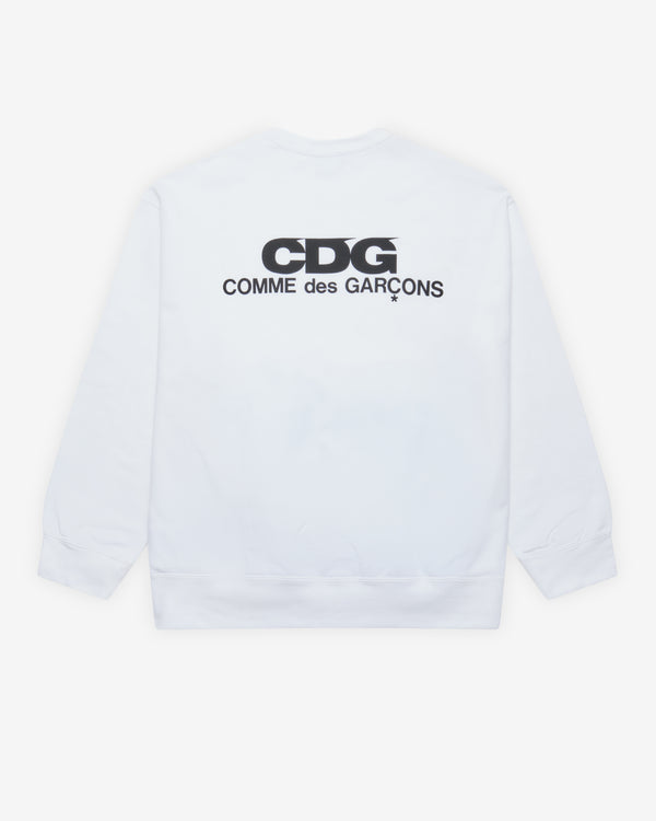 CDG - Oversized Sweatshirt - (White)