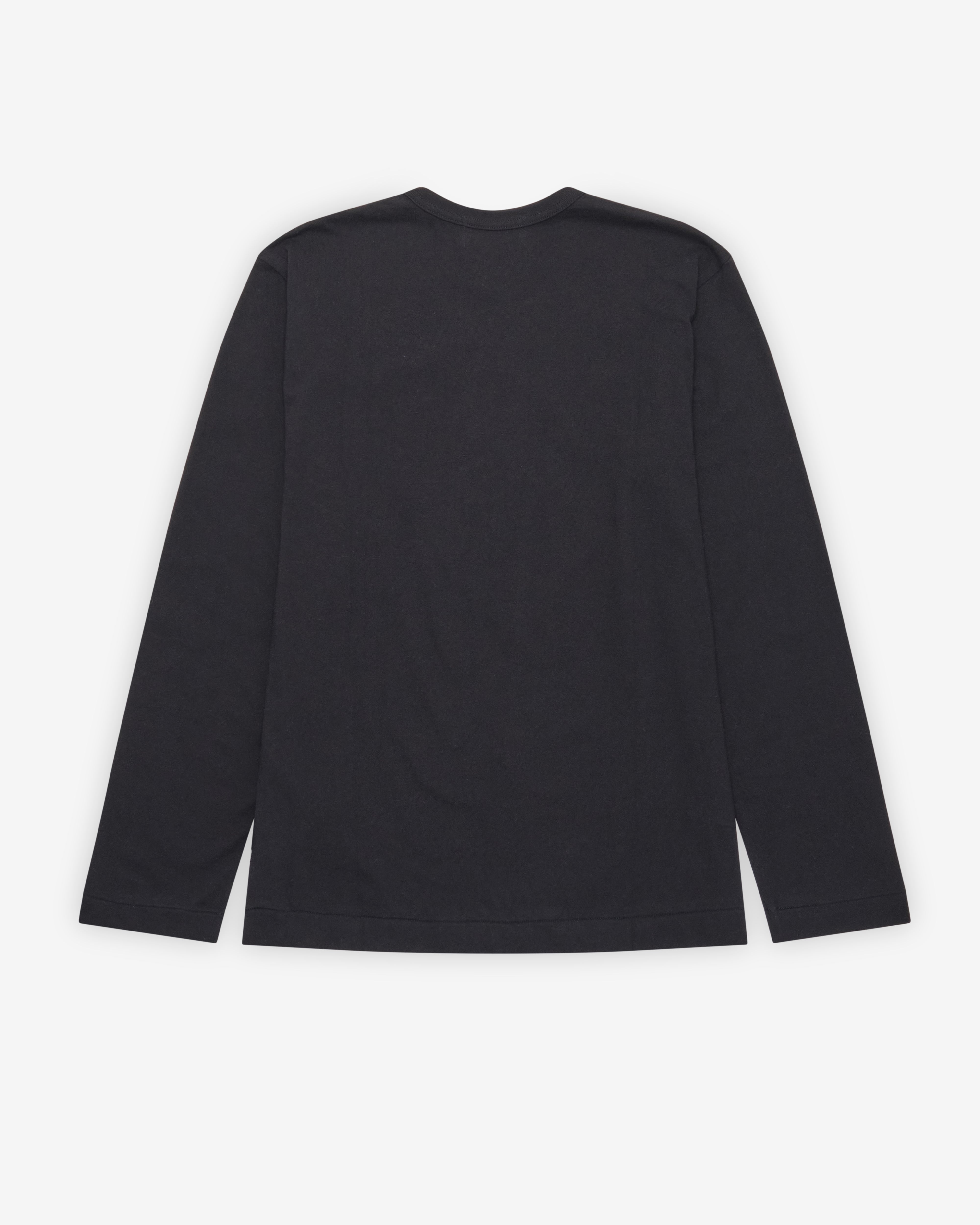 CDG: Small Logo Long Sleeve T-Shirt (Black) | DSMNY E-SHOP
