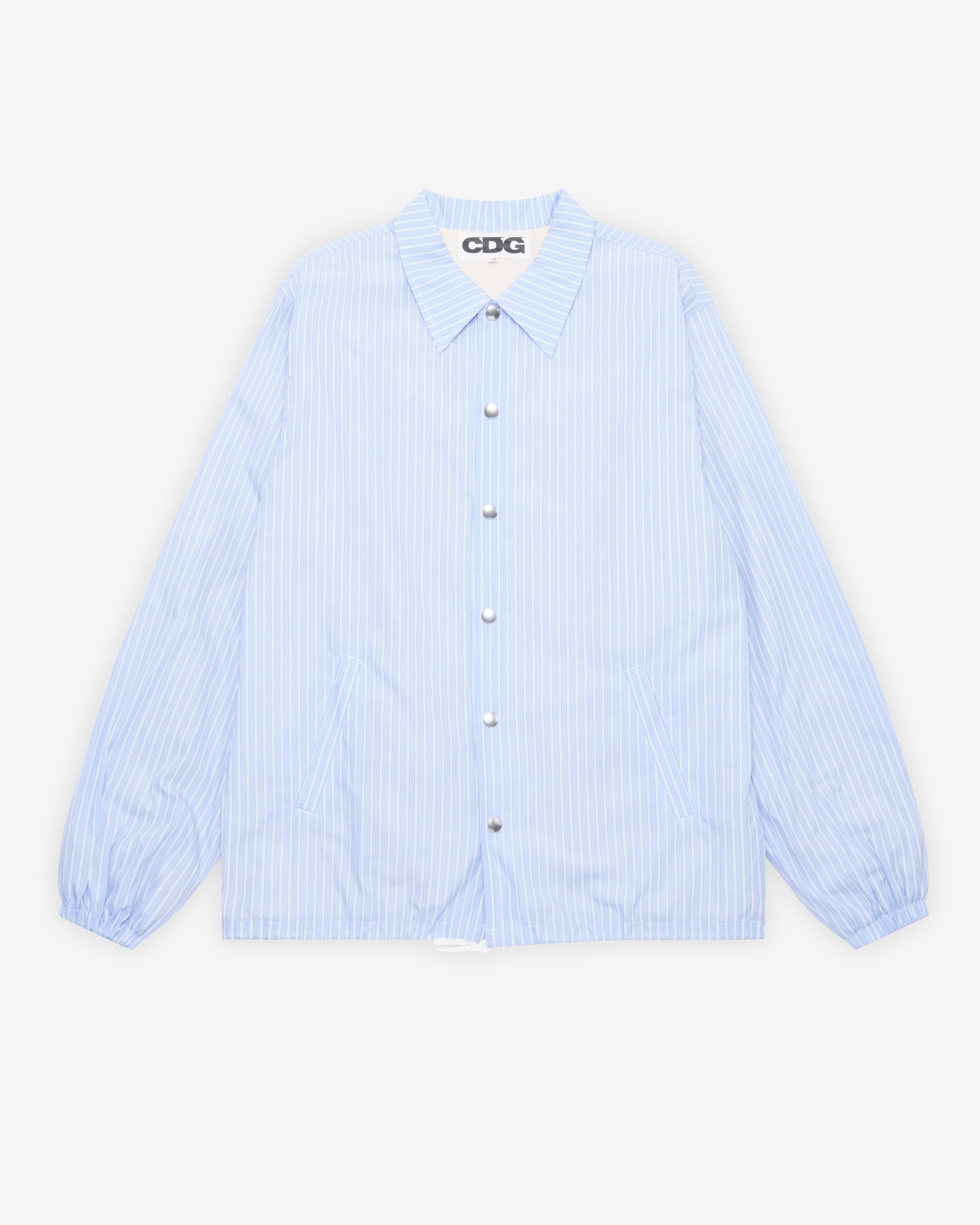 CDG: Coach Jacket (Light Blue Stripe) | DSMNY E-SHOP