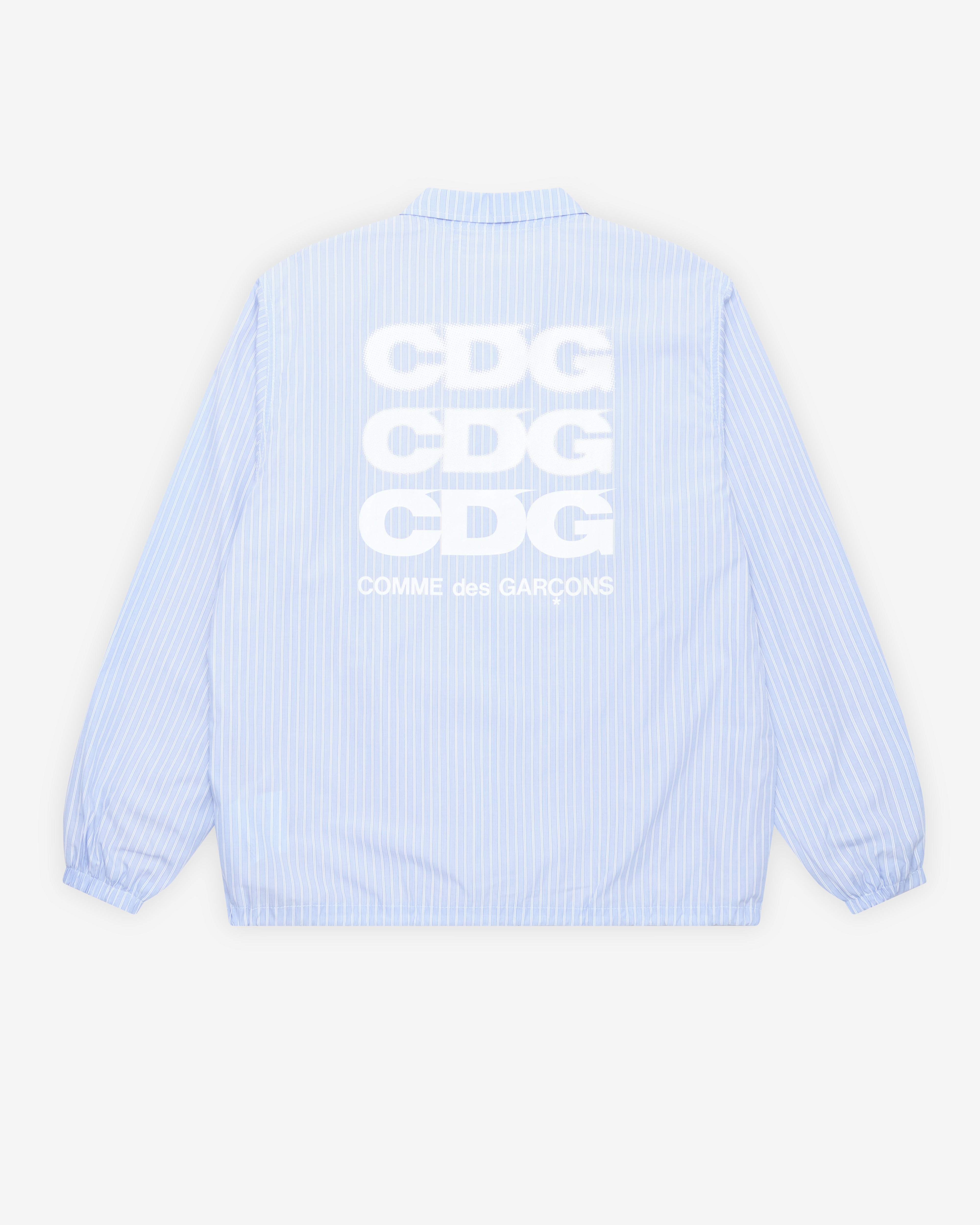 CDG: Coach Jacket (Light Blue Stripe) | DSMNY E-SHOP