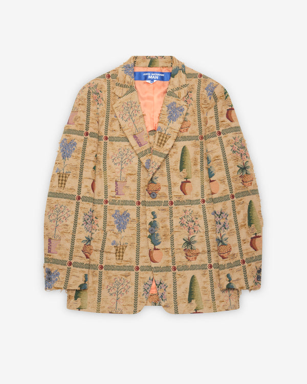 Junya Watanabe Man - Men's Plant Pot Tapestry Blazer - (Brown)