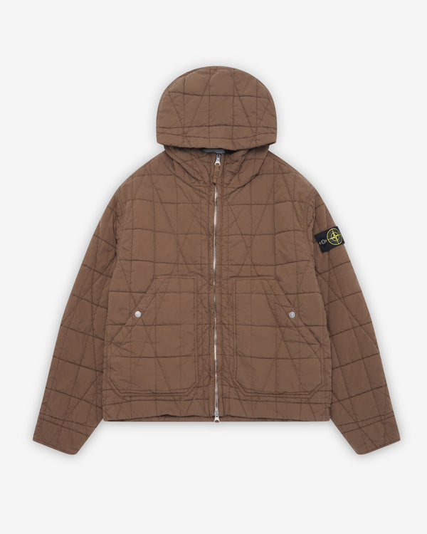 Stone Island - Men's Nylon Tela Quilted-TC Jacket - (Umber)