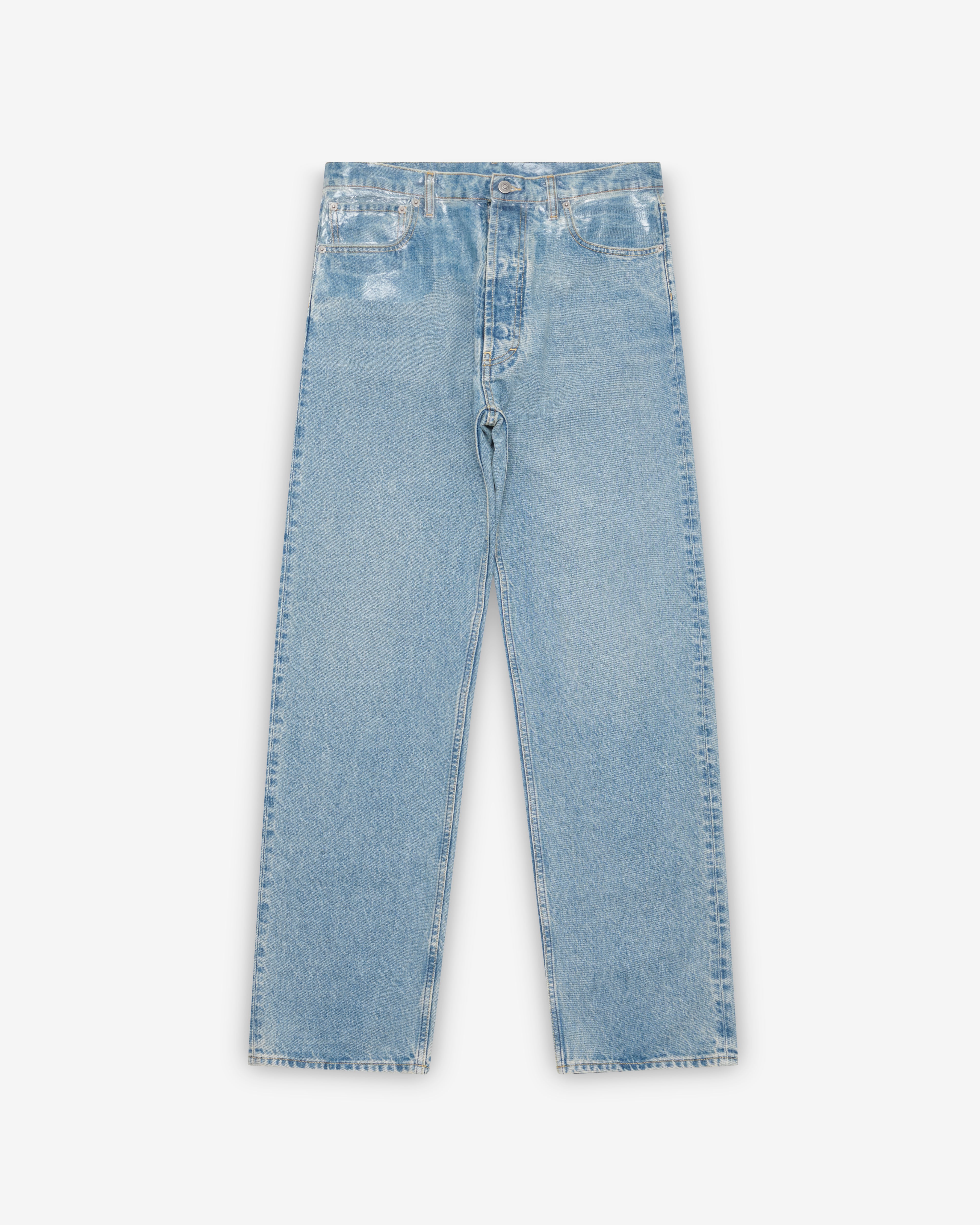 Maison Margiela: Men's 5-Pocket Denim Trousers (Ice Blue) | DSMNY