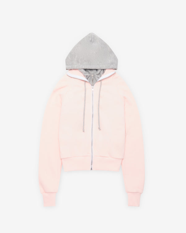 August Barron - Women's Double Hoodie - (Pink/Grey)