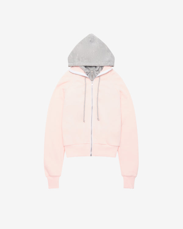 August Barron - Women's Double Hoodie - (Pink/Grey)