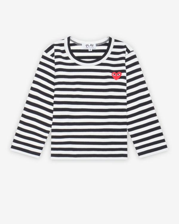 Play - Kid's Striped T-Shirt - (Black)