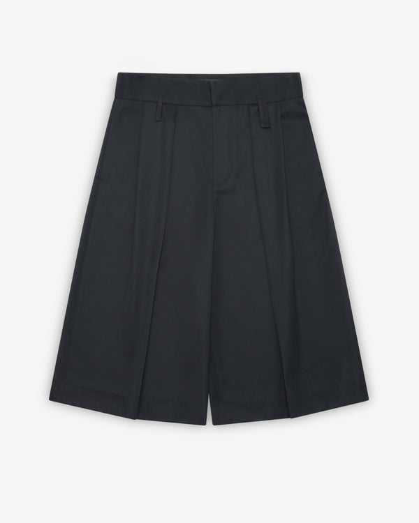 Simone Rocha - Men's Peeling Waist Wide Leg Shorts - (Black)