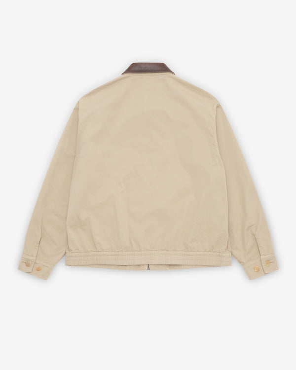 Prada - Women's Cotton Jacket With Leather Details - (Cord)
