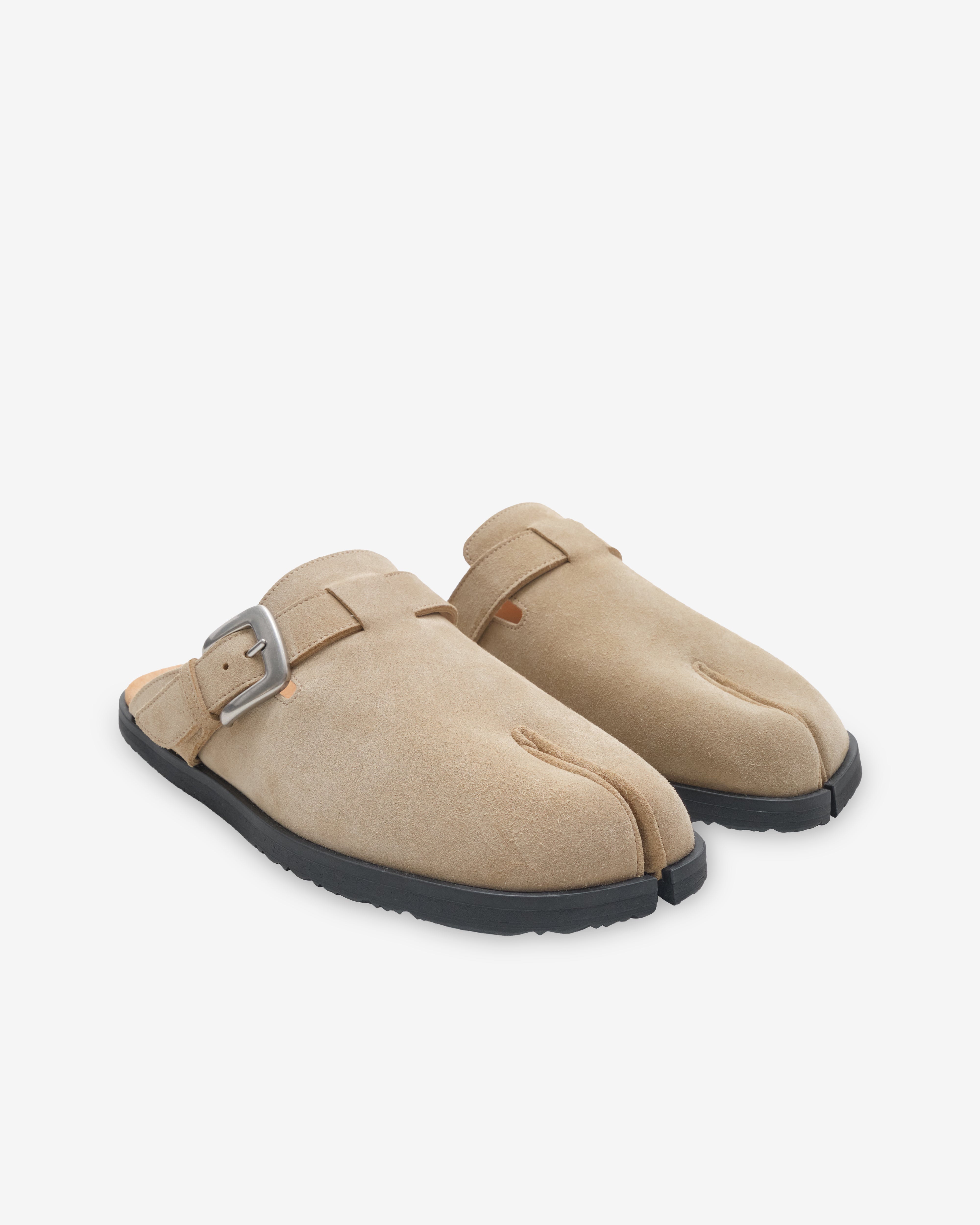 Maison Margiela: Men's Tabi Mule (Pale Khaki) | DSMNY E-SHOP