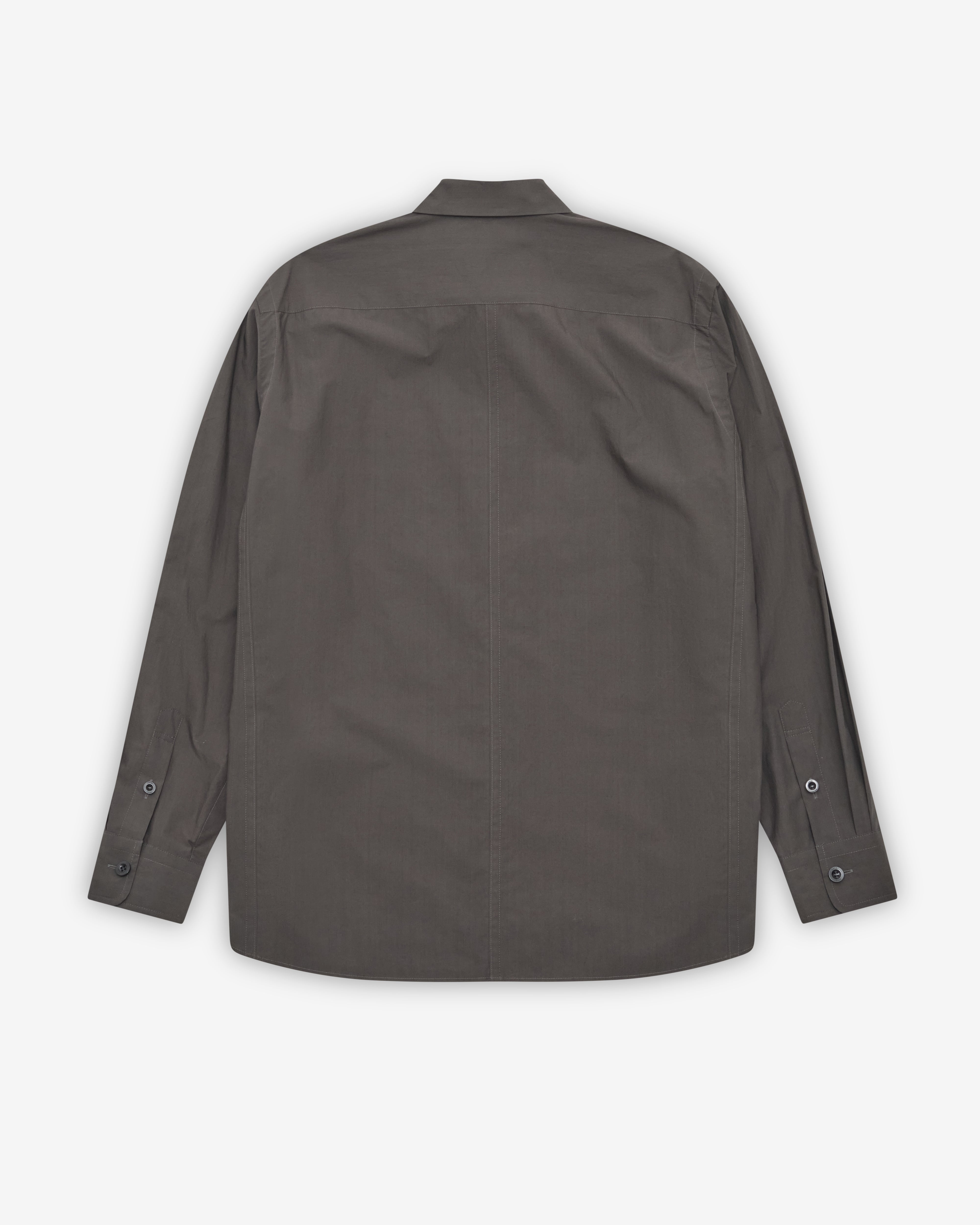 Sacai サカイ Typewriter Pattern Pullover 2 Sacai: Men's Cotton Typewriter Shirt (Dark Khaki) | DSMNY E-SHOP