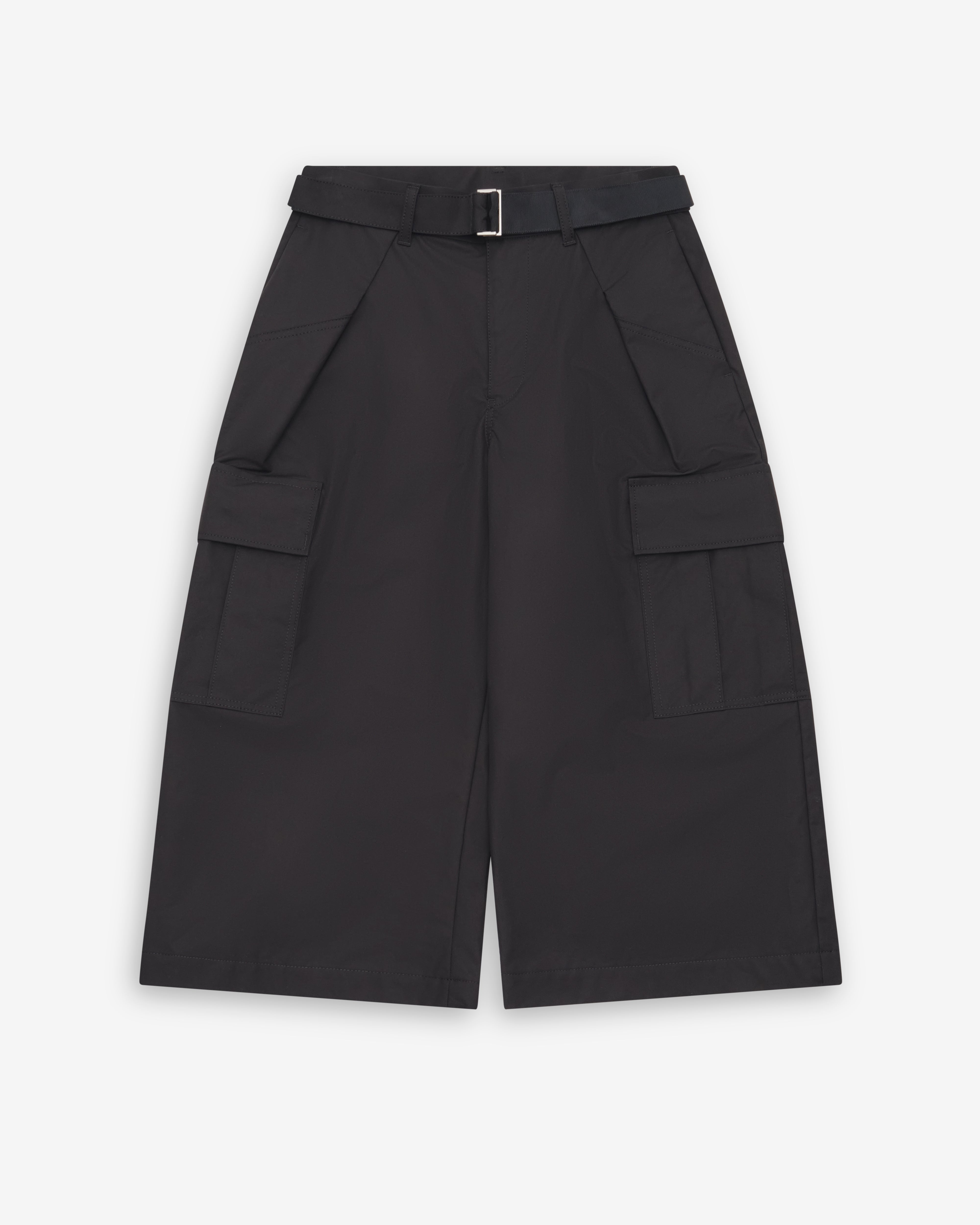 Sacai: Women's Cotton Weather Pants (Black) | DSMNY E-SHOP