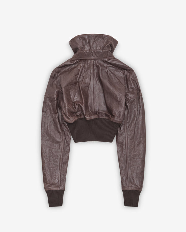 Rick Owens - Women's Dracuflight Cropped Jacket - (Grease)