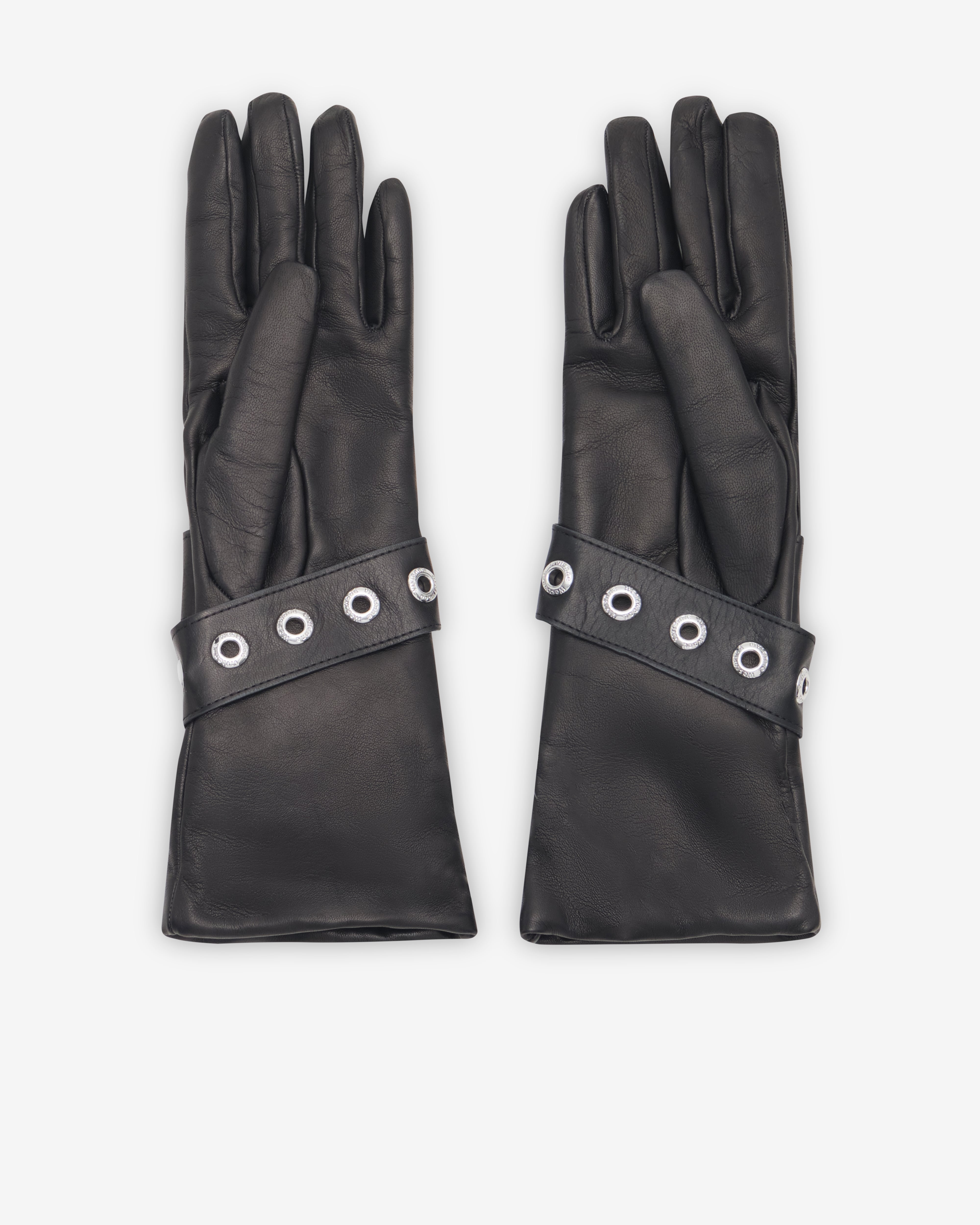 Vivienne Westwood: Women's Belt Buckle Gloves (Black) | DSMNY E-SHOP