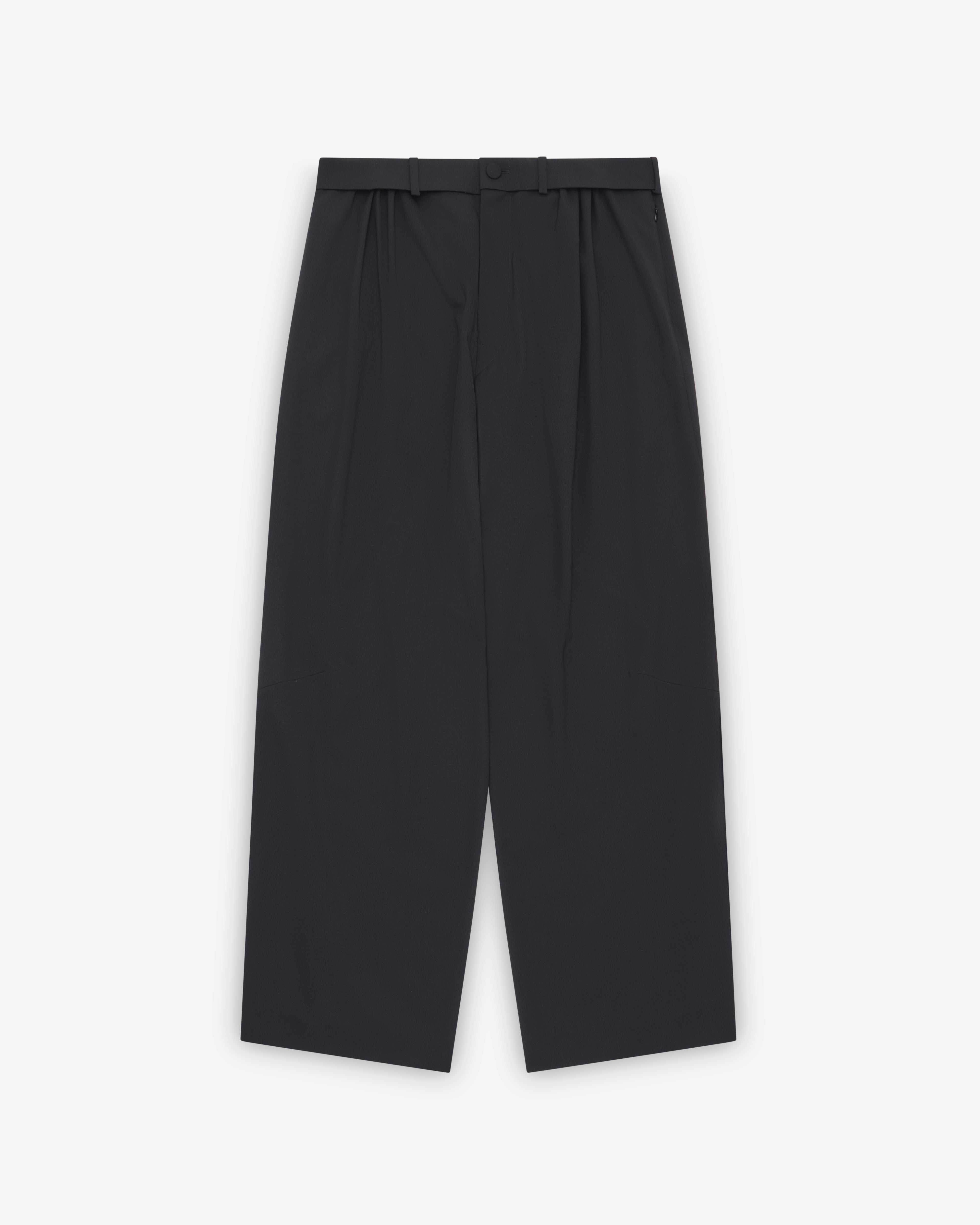 kiko kostadinov 46 スラックス Kiko Kostadinov: Men's Helmond Trousers (Crow Black) | DSMNY E-SHOP