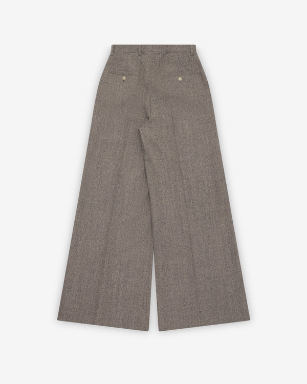 Rick Owens - Women's Wide Tailored Pant - (Black Melange)