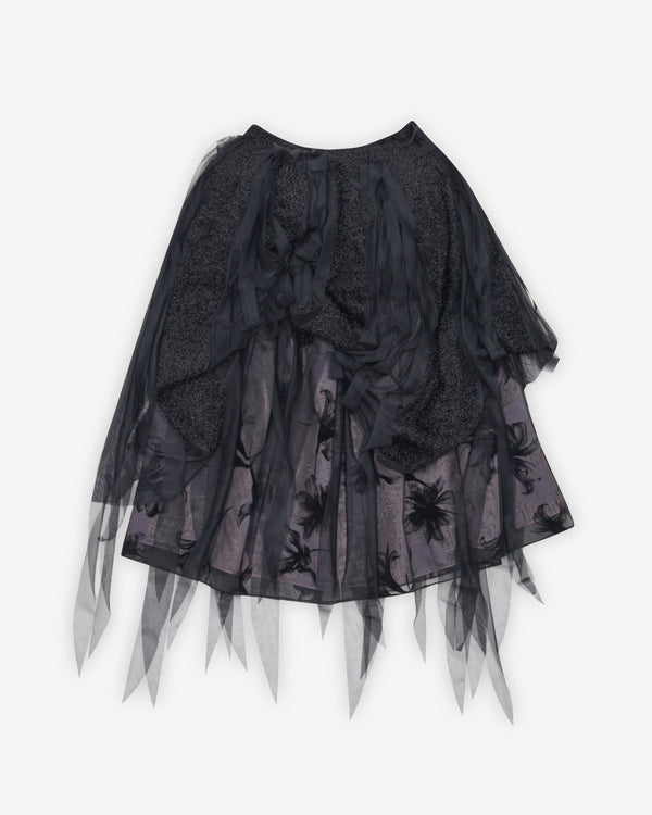 Pauline Dujancourt - Women's Broken Eggshells Skirt - (Black)