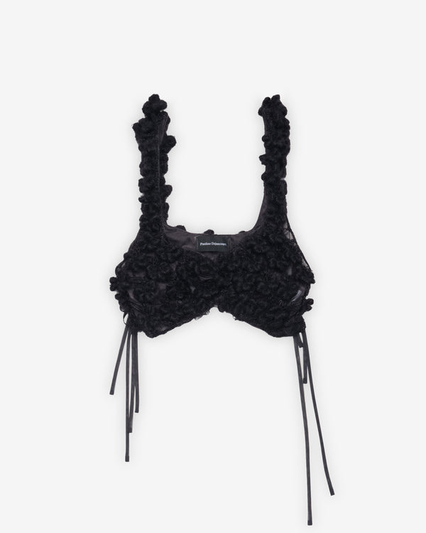 Pauline Dujancourt - Women's Crochet Bra - (Black)