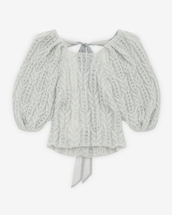 Pauline Dujancourt - Women's Laia Hand Knit Top - (Sage)