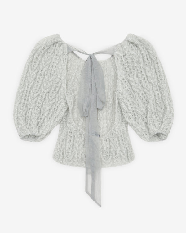 Pauline Dujancourt - Women's Laia Hand Knit Top - (Sage)
