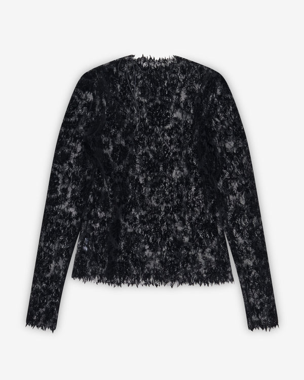 Pauline Dujancourt - Women's Lydia Lace Top - (Black)