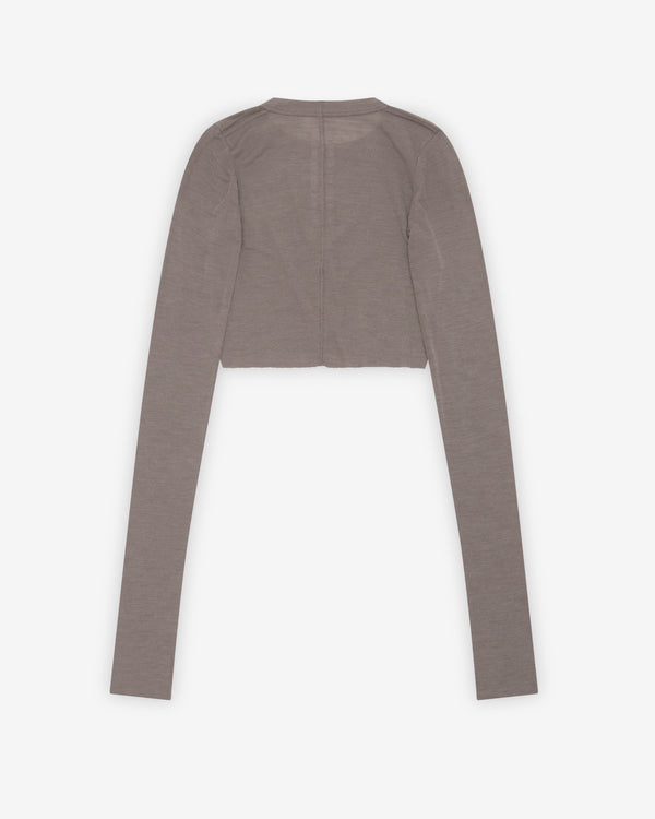 Rick Owens - Women's Long Sleeve Crop T-Shirt - (Dust)