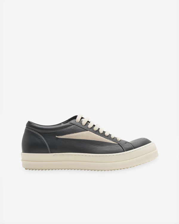 Rick Owens - Men's Vintage Sneaks - (Black/Milk)