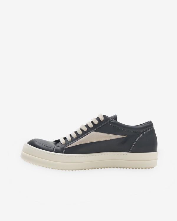 Rick Owens - Men's Vintage Sneaks - (Black/Milk)