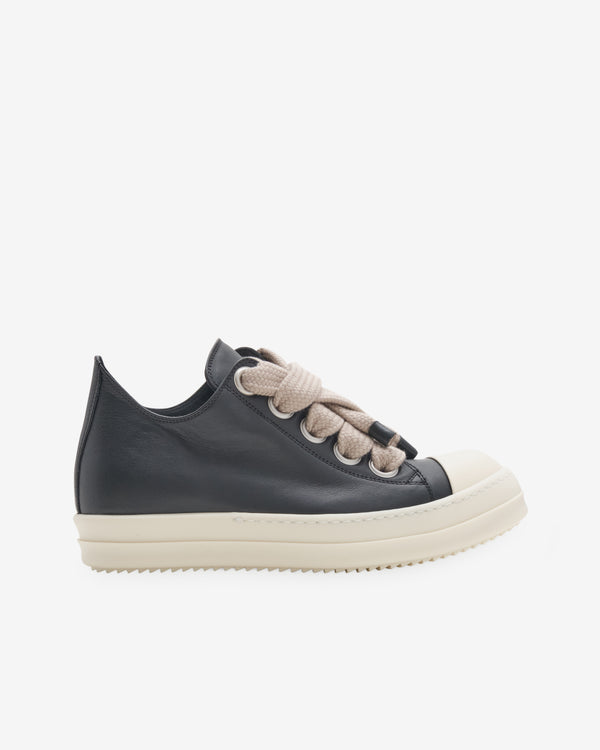 Rick Owens - Men's Jumbolace Low Sneaks - (Black/Milk)