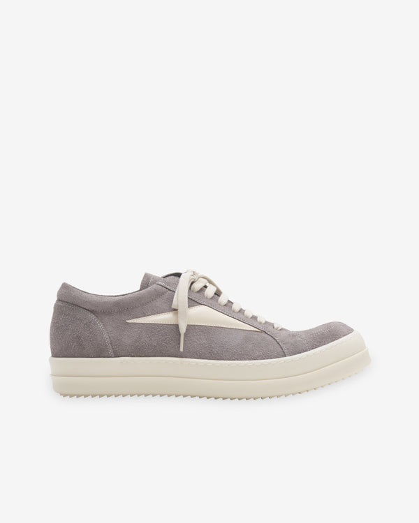 Rick Owens - Men's Vintage Sneaks - (Steel/Milk)