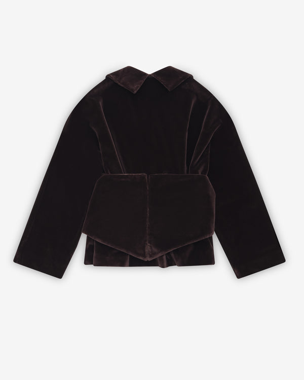 Daniela Gregis - Women's Giacca Jacket - (Dark Brown)