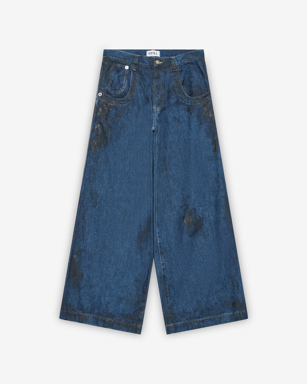 Kidill - Men's Coated Denim Pants - (Indigo)