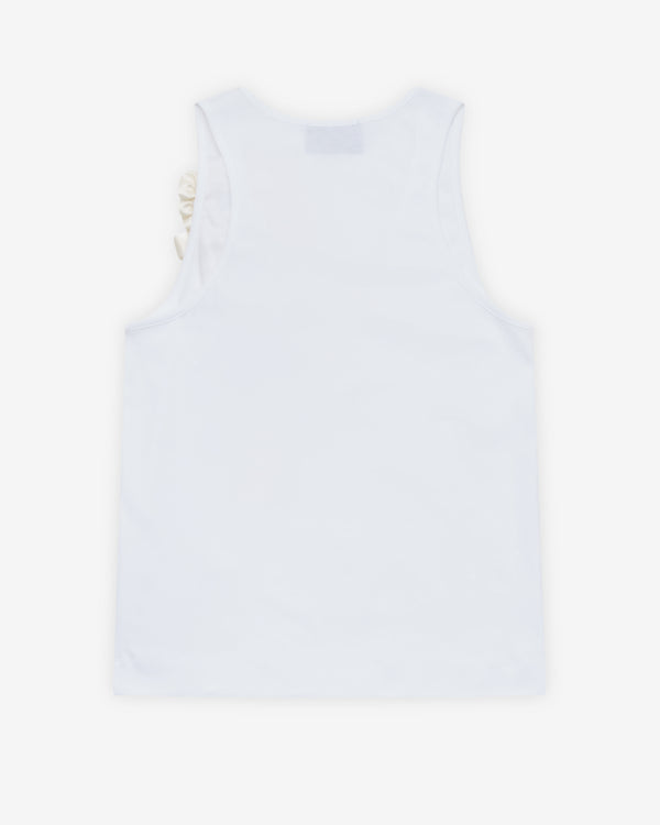 Simone Rocha - Men's Ribbon Rosette Boy Tank - (White)