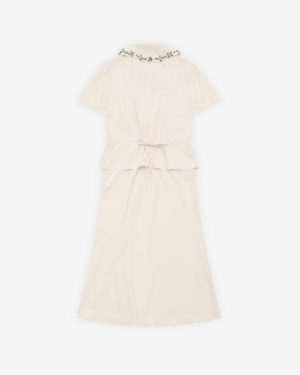 Prada - Women's Embroidered Lace Dress - (Natural)