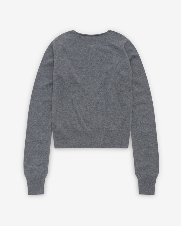 Mugler - Women's V-Neck Top - (Heather)