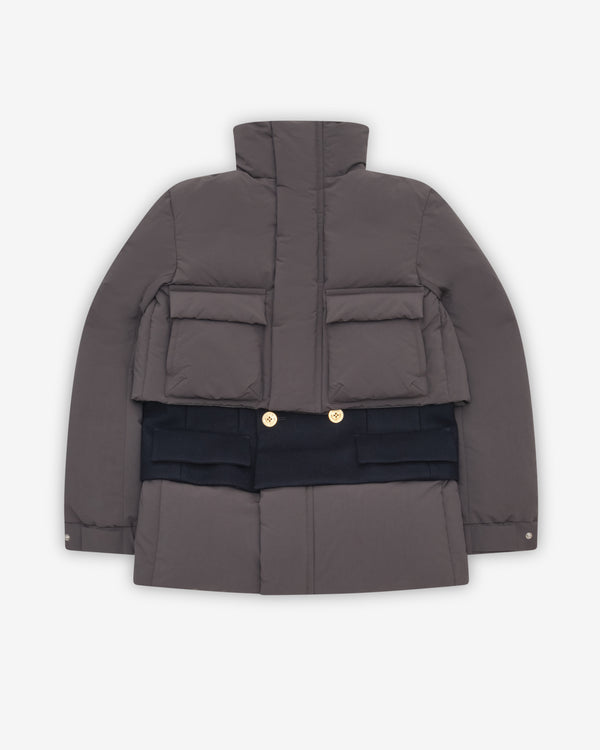 Sacai - Women's Puffer Jacket - (Khaki/Navy)