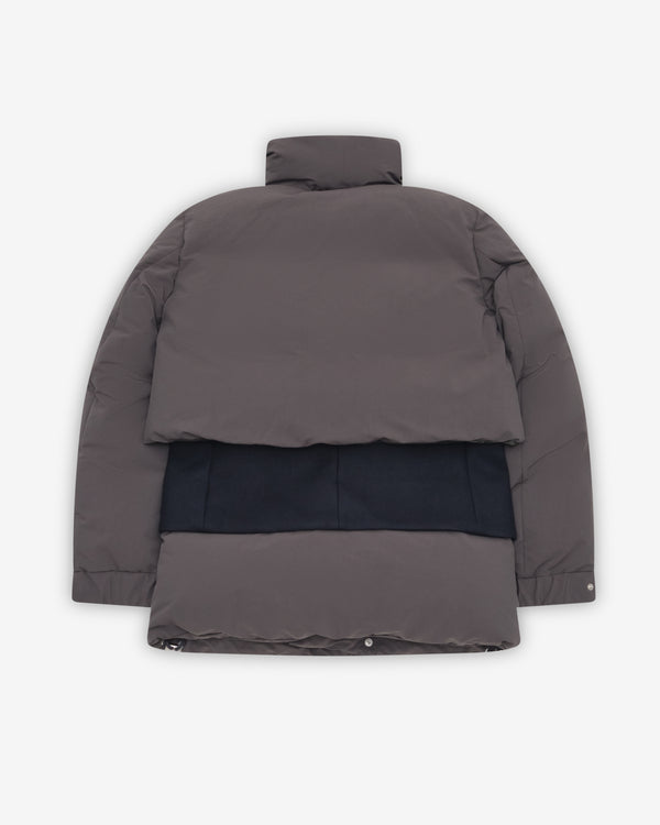 Sacai - Women's Puffer Jacket - (Khaki/Navy)