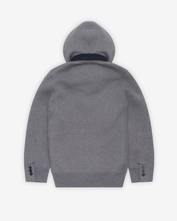 Sacai - Men's Knit Jacket - (Gray)