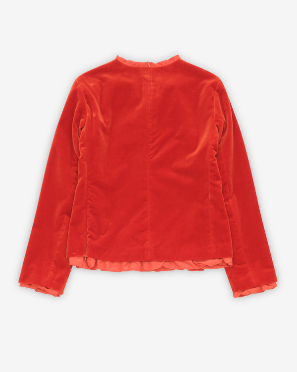 Colleen Allen - Women's Velvet Crewneck Shirt - (Persimmon)