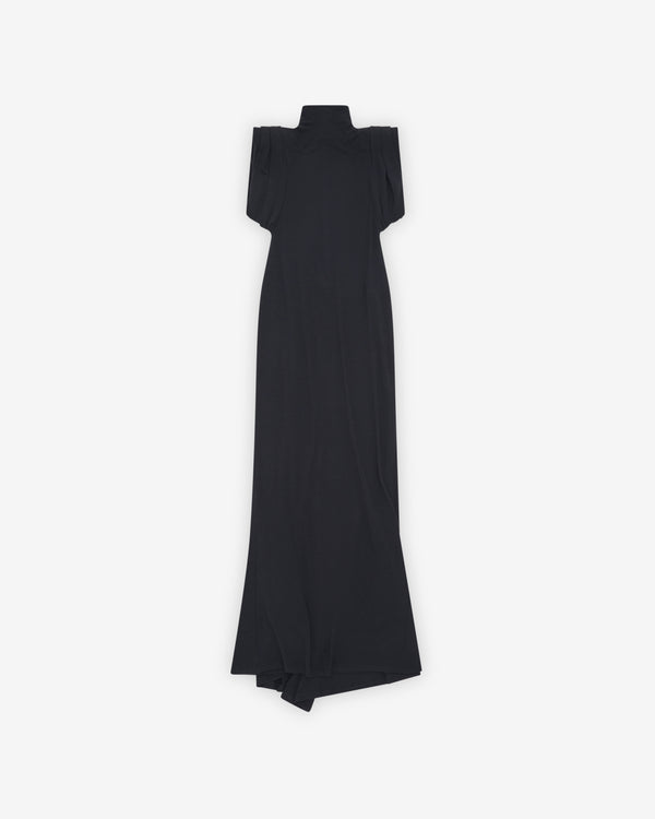 Mugler - Women's Sleeveless Draped Gown - (Black)
