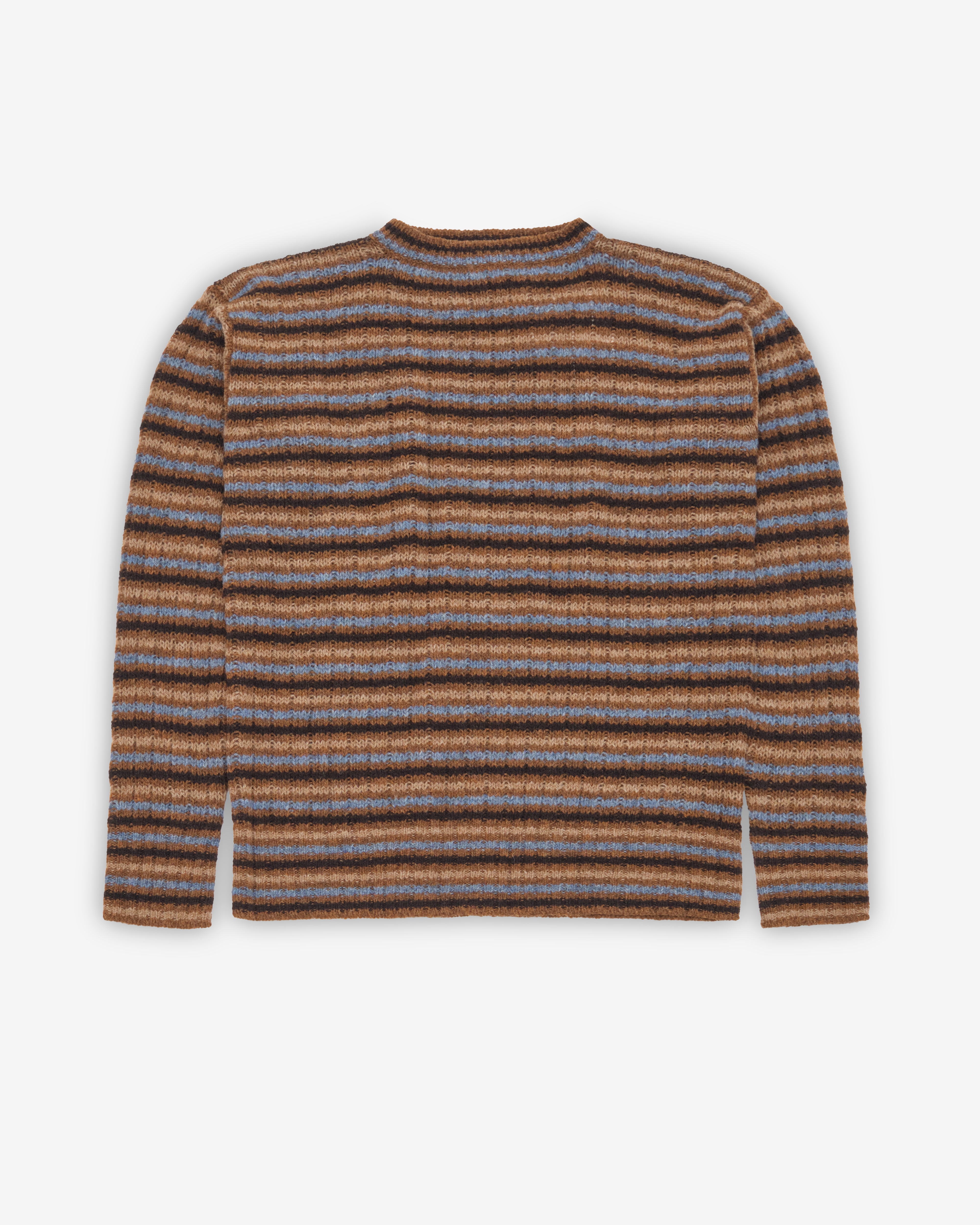 Prada: Men's Shetland Wool Boatneck Sweater (Rust) | DSMNY E-SHOP