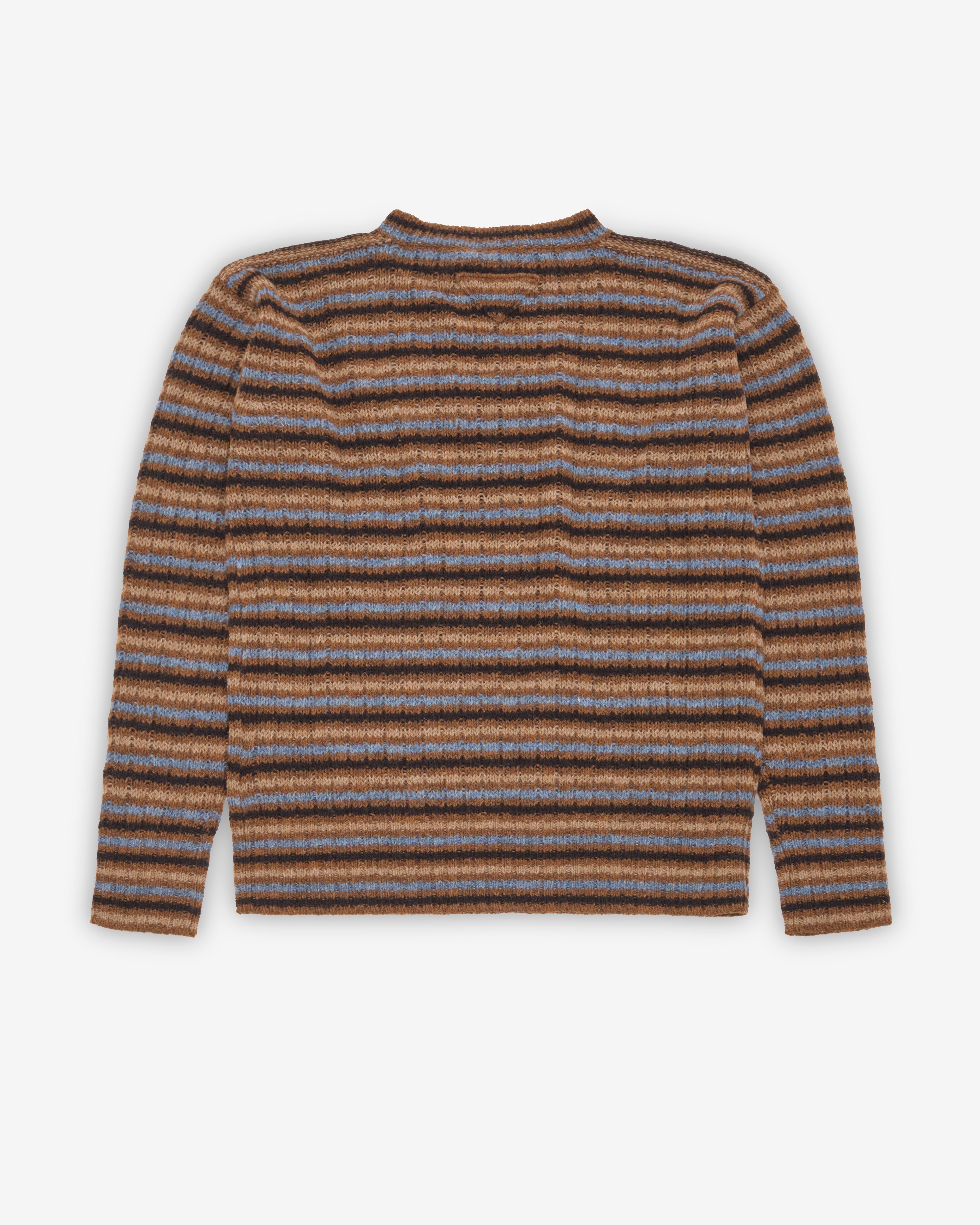 Prada: Men's Shetland Wool Boatneck Sweater (Rust) | DSMNY E-SHOP