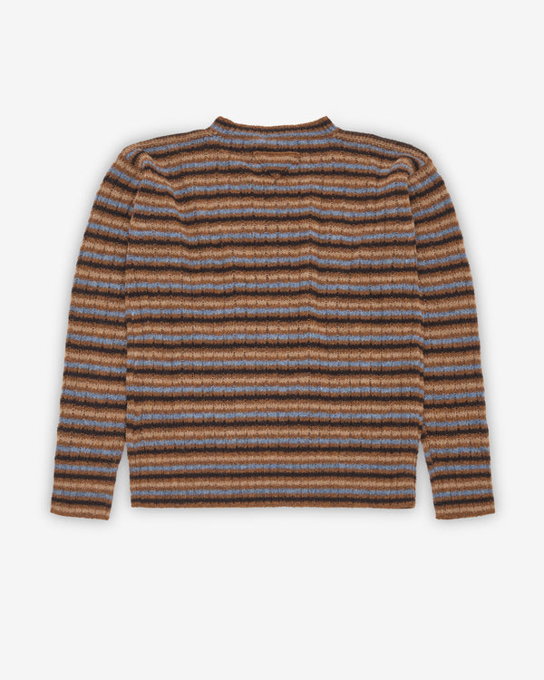 Prada - Men's Shetland Wool Boatneck Sweater - (Rust)