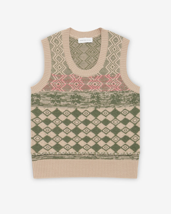 Dries Van Noten - Men's Mahoba Sweater - (Champagne)